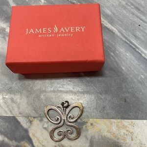 James Avery Silver Swirl Brooch